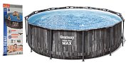 BESTWAY Pool STEEL PRO MAX 366x100 cm + Zubehör