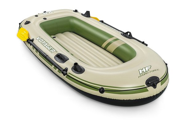 Bestway Fischerboot VOYAGER X2 Floß-Set