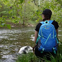 Mountains 35 L Wanderrucksack schwarz