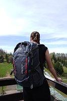 Berge 40 L Wanderrucksack grau