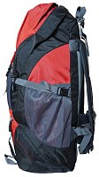 Rucksack Mountains 50 L zum Wandern rot