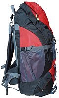 Rucksack Mountains 50 L zum Wandern rot