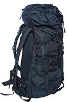 Rucksack Mountains 60 L für anspruchsvollere Bergwanderungen schwarz