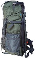 Rucksack Mountains 60 L für anspruchsvolles Wandern grün