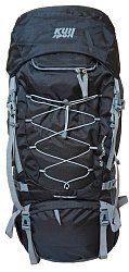 Rucksack Mountains 75 L für anspruchsvolle Bergwanderungen schwarz