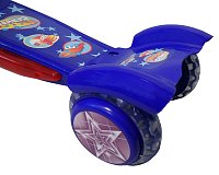 Kinder-Roller - leuchtend - 3 Räder BLAU