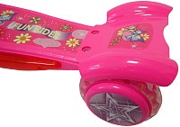 Kinder-Roller - leuchtend - 3-Rad-PINK