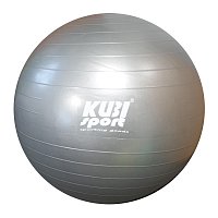 Gymnastikball 750mm, Belastbarkeit 150 kg - grau