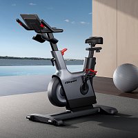 Magnetischer Fahrradtrainer BC91K kabellos, energieautark mit bluetooth schwarz grau