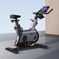 Magnetischer Fahrradtrainer BC91K kabellos, energieautark mit bluetooth schwarz grau