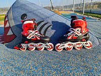 Kinder Inline-Skates CS310K rot Größe 35-38