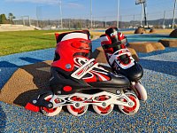 Kinder Inline-Skates CS310K rot Größe 35-38