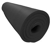 Gymnastikmatte NBR 183x60x1,2 cm, SCHWARZ