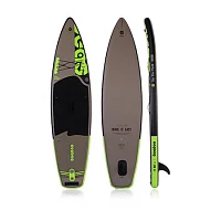 Paddleboard 335x81x15 cm mit Zubehör grau und schwarz